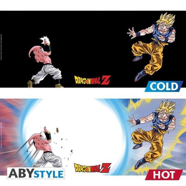 DRAGON BALL Bögre Hőre Reagáló (460 ml) - Goku vs Buu