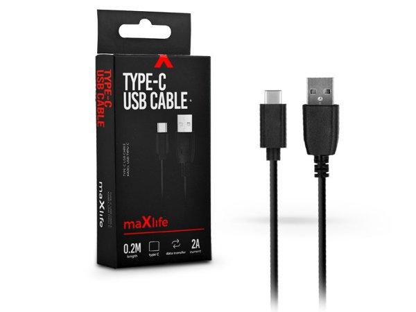 Maxlife USB - USB Type-C adat- és töltőkábel 20 cm-es vezetékkel - Maxlife
Type-C Power Bank USB Cable - 5V/2A - fekete