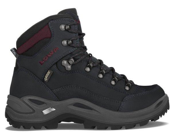 Lowa Női túracipő Renegade GTX mid Ls, bl/burg