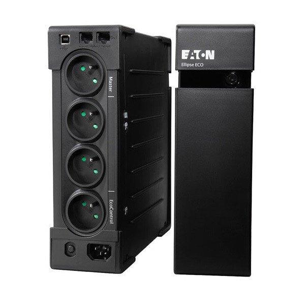 EATON szünetmentes 1200VA - EL1200USBDIN (8 Schuko kimenet, Standby, USB,
rack/torony)