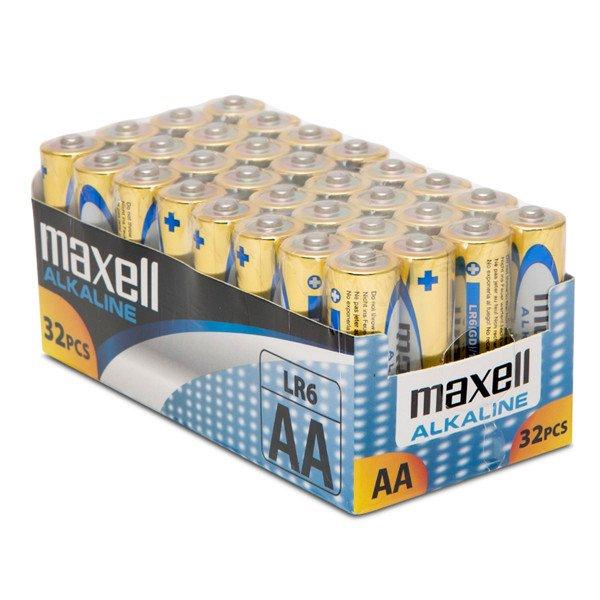 Maxell Elem - Alkáli elem, 32db AA (LR6), 1,5V (no mercury)