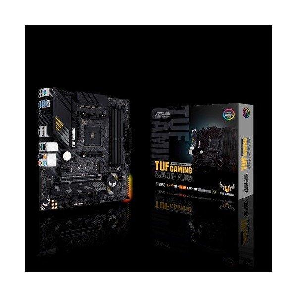 Asus Alaplap - AMD TUF GAMING B550M-PLUS AM4 (B550, 4xDDR4 4800MHz, 6xSATA3, 2x
M.2, Raid, 6xUSB2.0, 8xUSB3.2)