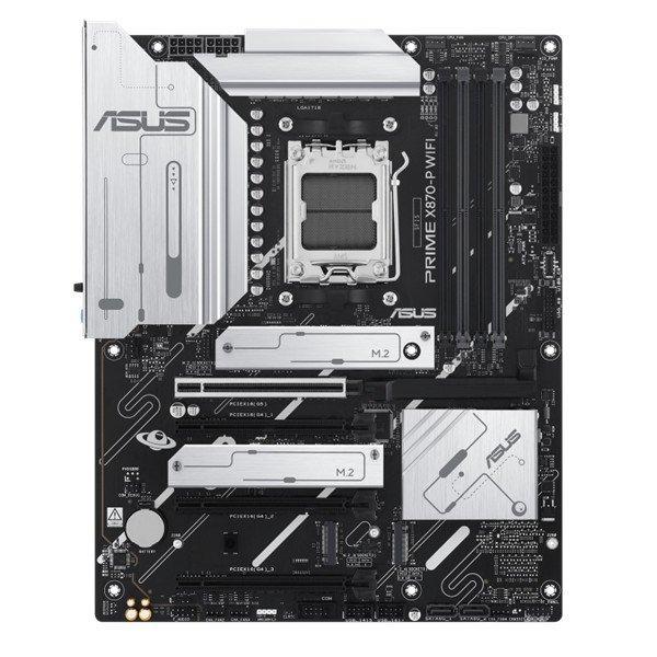 Asus Alaplap - AMD PRIME X870-P WIFI AM5 (X870, ATX, 4xDDR5 8000+MHz, 2xSATA3,
4x M.2, HDMI+USB4)