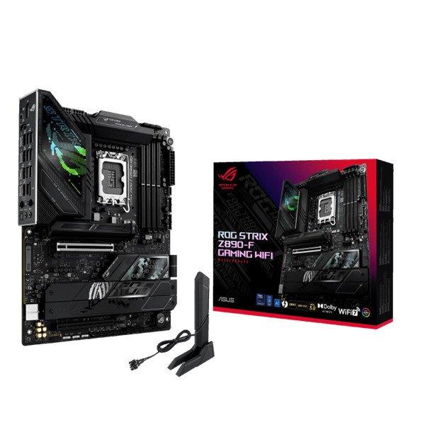 Asus Alaplap - Intel ROG STRIX Z890-F GAMING WIFI LGA1851 (Z890, ATX, 4xDDR5
8600+MHz, 4xSATA3, 5xM.2, HDMI+DP)