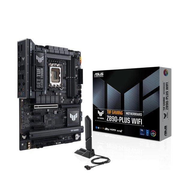 Asus Alaplap - Intel TUF GAMING Z890-PLUS WIFI LGA1851 (Z890, ATX, 4xDDR5
9066+MHz, 4xSATA3, 4xM.2, HDMI+DP+TB)