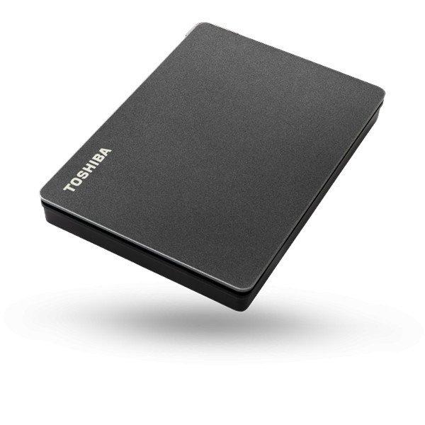 Toshiba Külső HDD 2.5" - 2TB Canvio Gaming Fekete (USB3.2 Gen 1.; ~5Gbps;
exFAT)