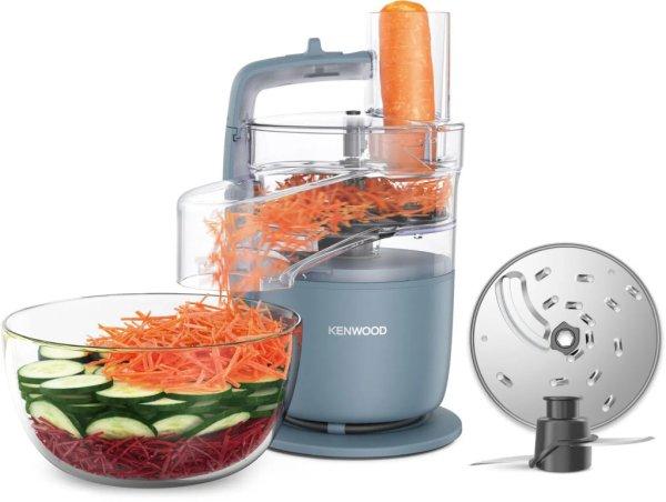 Kenwood MultiPro Go FDP22.000GY Food Processor 5 az 1-ben reszelő, aprító,
szeletelő, pürésítő és dagasztó 650W 1,3L kompakt konyhai robotgép