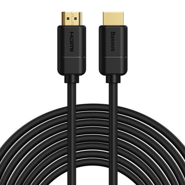 Baseus HDMI 2.0 kábel 4K 30Hz 3D HDR 18Gbps 8m, fekete