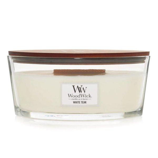 WoodWick Illatgyertya White Teak 453,6 g