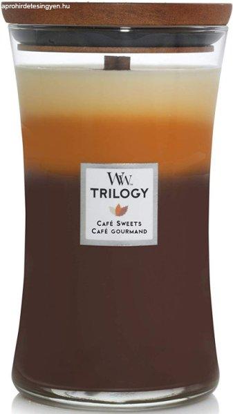 WoodWick Illatgyertya Trilogy Cafe Sweets 609,5 g