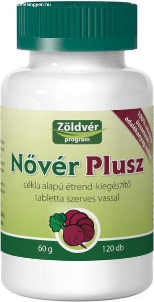 Zöldvér nővér plusz tabletta 120 db