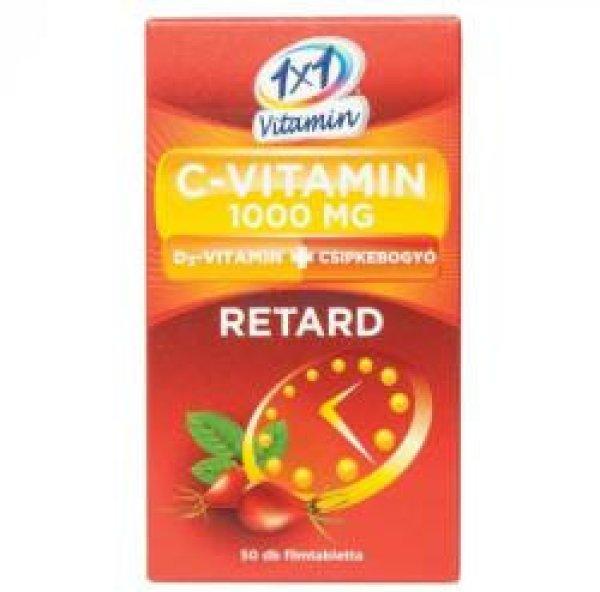 1x1 vitamin c-vitamin 1000 mg retard d3+csipkebogyó 50 db