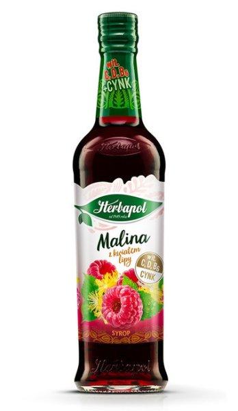 Herbapol málna-hárs szörp 420 ml