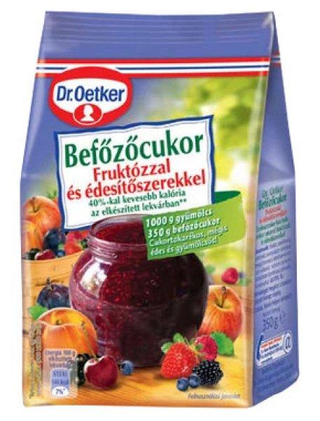 DR. OETKER BEFŐZŐCUKOR FRUKTÓZZAL ÉS ÉDESÍTŐSZEREKKEL 350 g