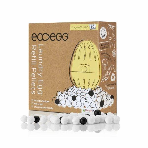 Ecoegg mosótojás utántöltő 50 mosás illatmentes turmalin golyóval 1 db