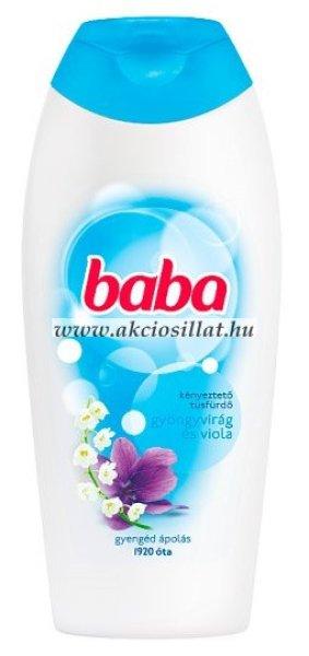 Baba Gyöngyvirág & Viola Kényeztető Tusfürdő 400ml