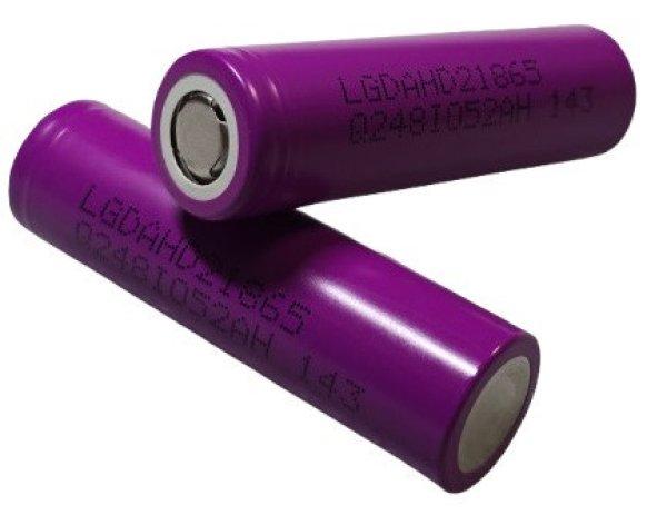 LG 18650-HD2 Li-ion 3,7V ipari akku 2000 mAh 25A