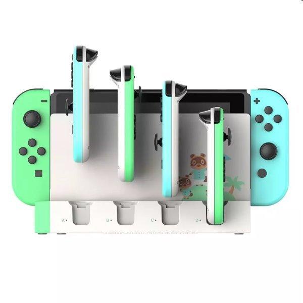 iPega 9186A Töltőállomás Nintendo Switch Joy-con, fehér