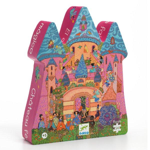 Formadobozos puzzle - Tündérek kastélya, 54 db-os - The fairy castle