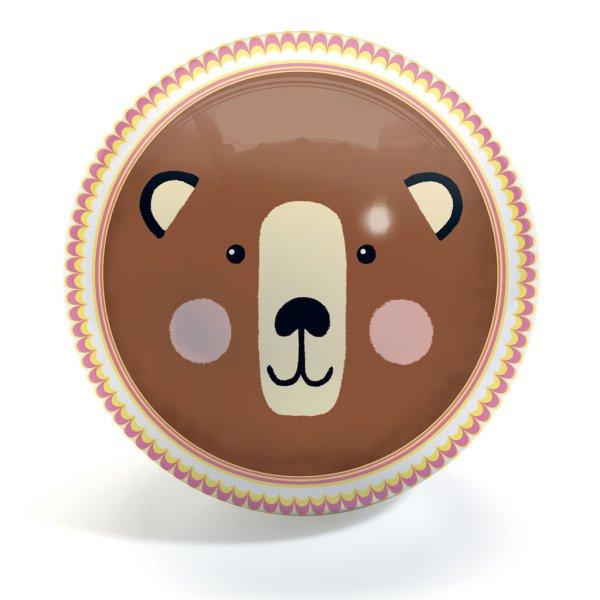 Gumilabda, ∅ 22 cm - Medve és róka - Bear & Fox Ball