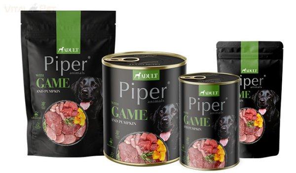 PIPER 400 g konzerv kutyáknak 65%-os vad sütőtökkel