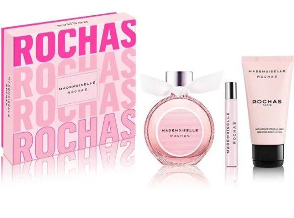 Rochas Mademoiselle Rochas - EDP 50 ml + testápoló tej 50 ml + EDP 7,5
ml