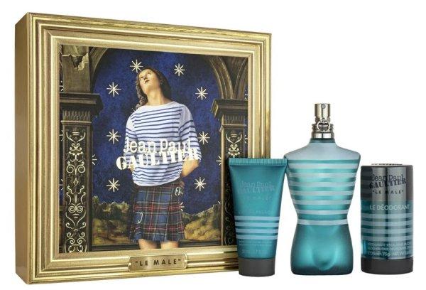 Jean P. Gaultier Le Male - EDT 125 ml + borotválkozás utáni
balzsam 50 ml + szilárd dezodor 75 ml