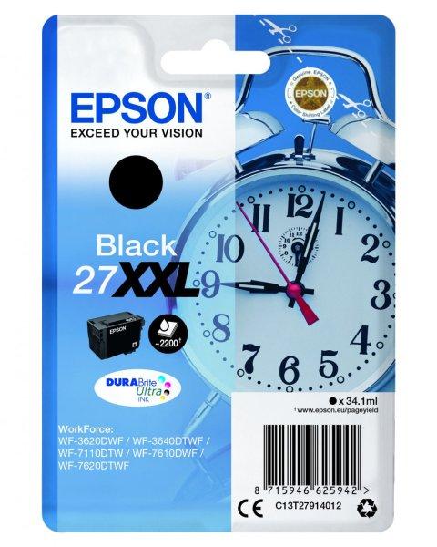 EPSON T2791 EREDETI tintapatron FEKETE 34,1ml No.27XXL