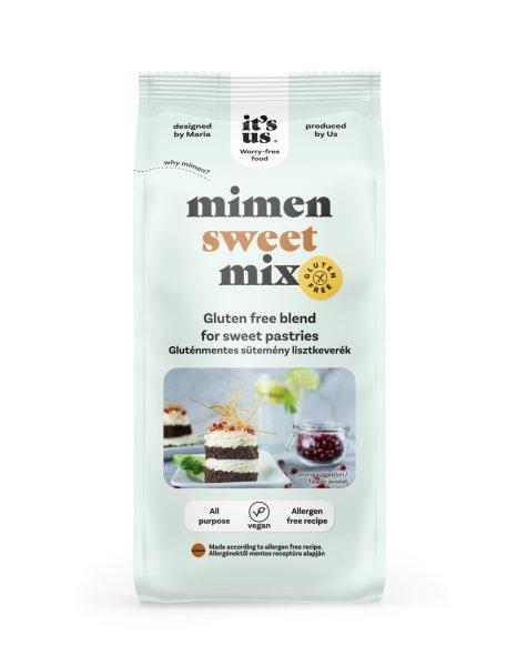 It's us mimen sweet (sütemény, palacsinta) gluténmentes lisztkeverék
500 g