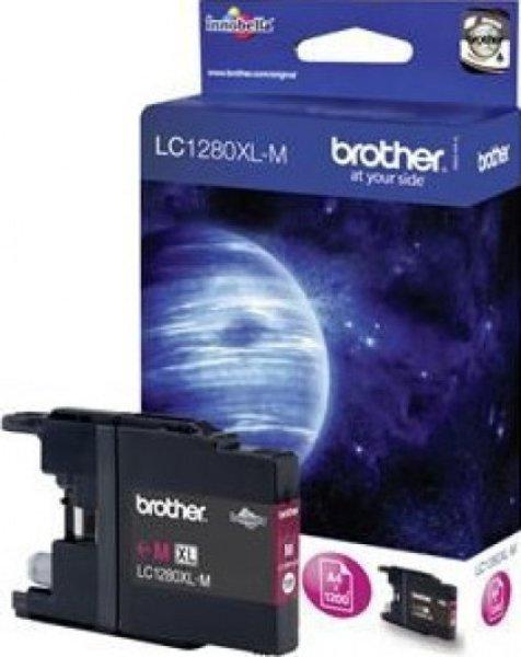 Brother LC1280XLM Tintapatron Magenta 13,3 ml 1.200 oldal kapacitás