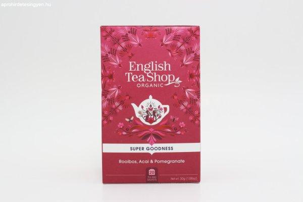 English Tea Shop 20 rooibos bio tea acai bogyóval és gránátalmával 30 g