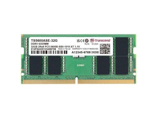 Transcend 32GB DDR5 5600MHz SODIMM