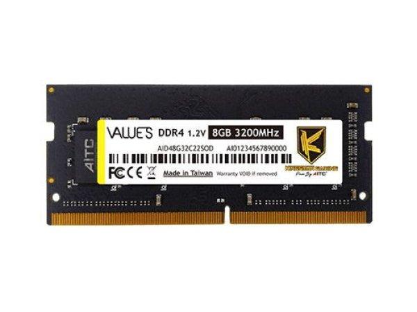 Kingsman 8GB DDR4 3200MHz SODIMM Values