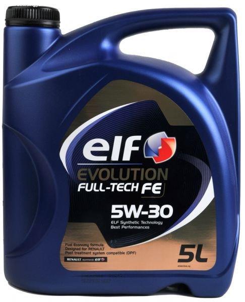 Elf evolution fe 5w30 dpf 5l full-tech c3/c4 rn0720 motorolaj