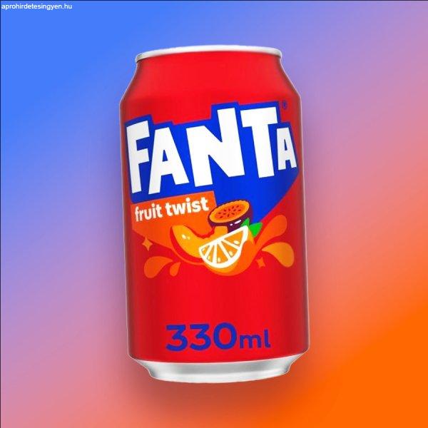 Fanta Twist vegyes gyümölcs 330ml Szavatossági idő: 2025-03-31