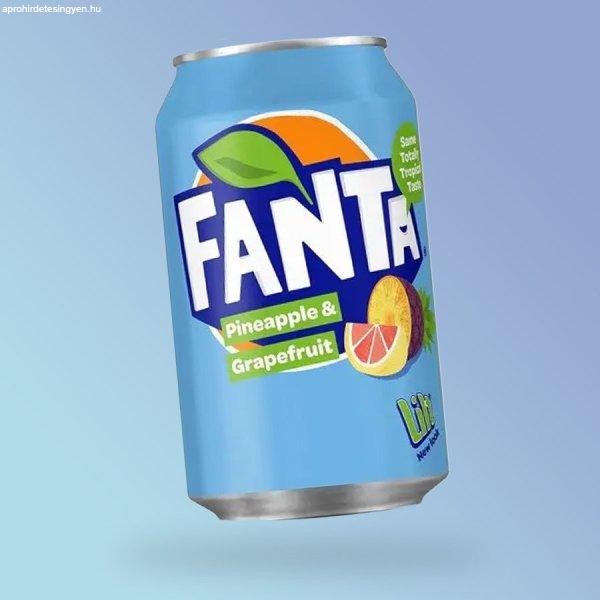 Fanta Pineapple and Grapefruit ananász és grapefruit ízű üdítő 330ml