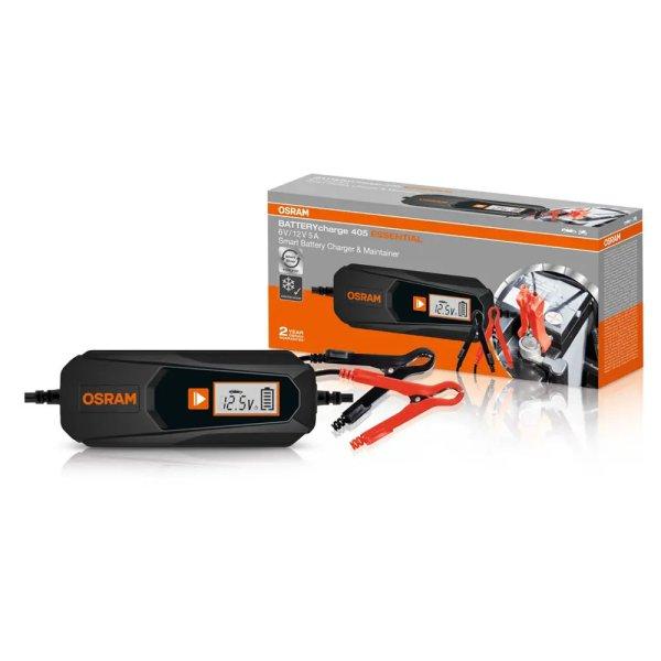 Akkumulátortöltő autóhoz, motorkerékpárhoz 12V/5A Osram Batterycharge 405