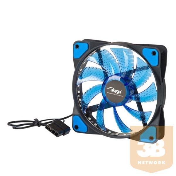 AKYGA System Fan AW-12E-BL 120mm 33 LED blue Molex