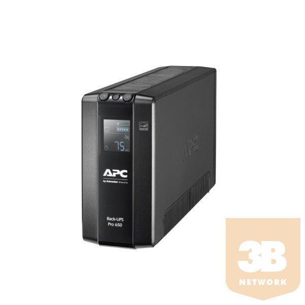 APC Back UPS Pro BR 650VA, 6 Outlets, AVR, LCD Interface