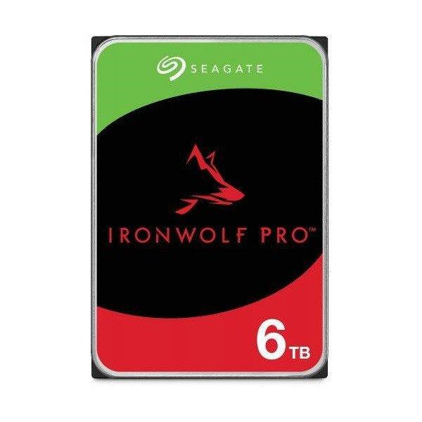 SEAGATE Ironwolf PRO Enterprise NAS HDD 6TB 7200rpm 6Gb/s SATA 256MB cache 8.9cm
3.5inch 24x7 for NAS RAID Rackmount systems BLK