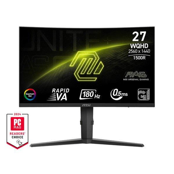 MSI Monitor GAMING MAG 275CQRF QD E2 Ívelt 27" WQHD 2560x1440 180Hz Rapid
VA 1500R, 5000:1, 0,5ms, 2x HDMI,DP, USB-C