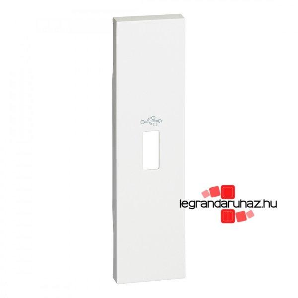 Bticino Living Now elővezetékezett USB burkolat, 1 modul, fehér, Bticino
KW10P