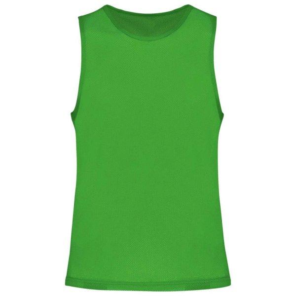 PA043 hálós megkülönböztető ujjatlan sportpóló Proact, Fluorescent
Green-S/M