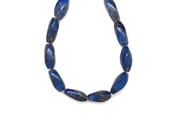 Lapis lazuli tégla csavart 2 18x20mm