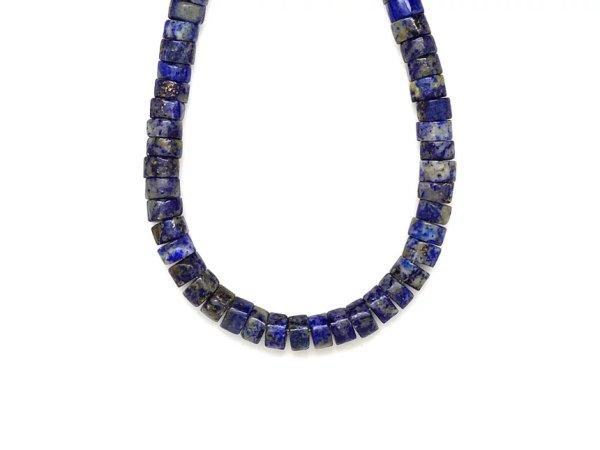 Lapis lazuli korong 8x4mm