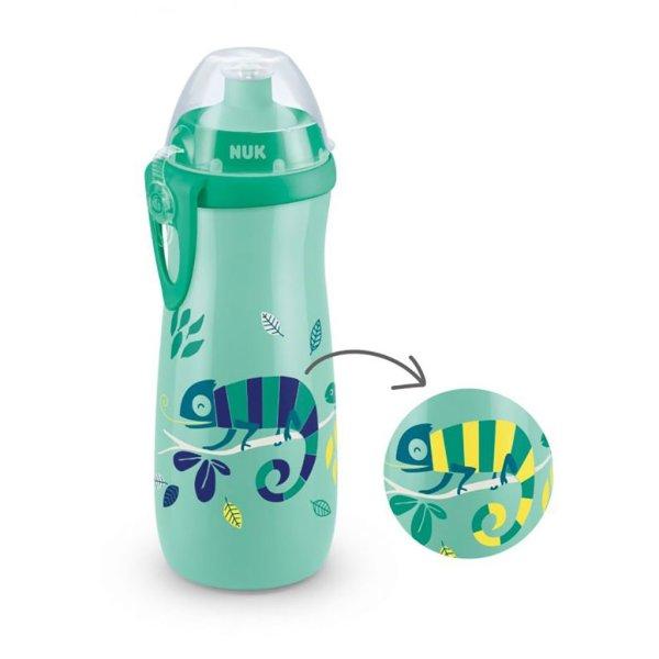 Gyermek sport itatópohár NUK Sports Cup Chameleon 450 ml