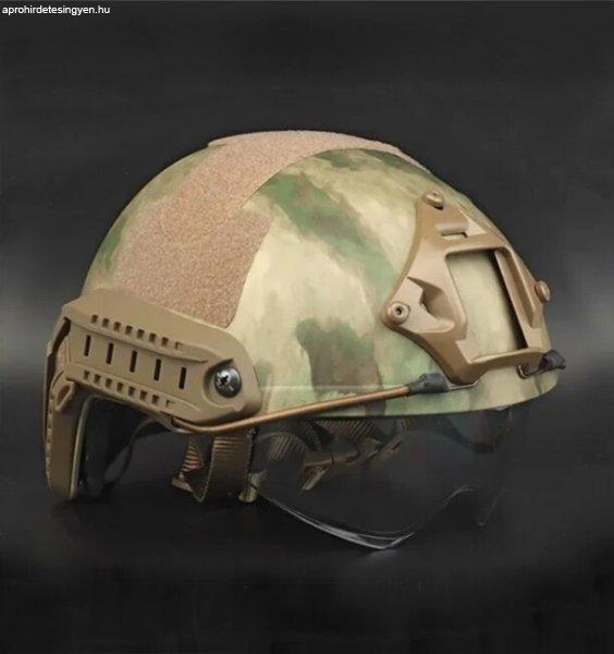 DRAGOWA Tactical Tactical Helmet Fast MH szemüveggel töltő, FG