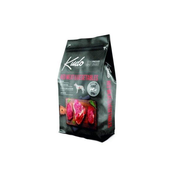 Kudo Low Grain Adult Red Meat/Vegetable Medium/Maxi száraz kutyatáp vörös
hús, zöldség 12kg