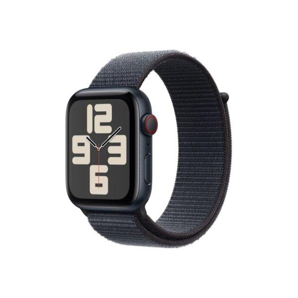 Apple Watch SE2 v3 GPS + Cellular 44mm Midnight Alu Case with Ink Sport Loop