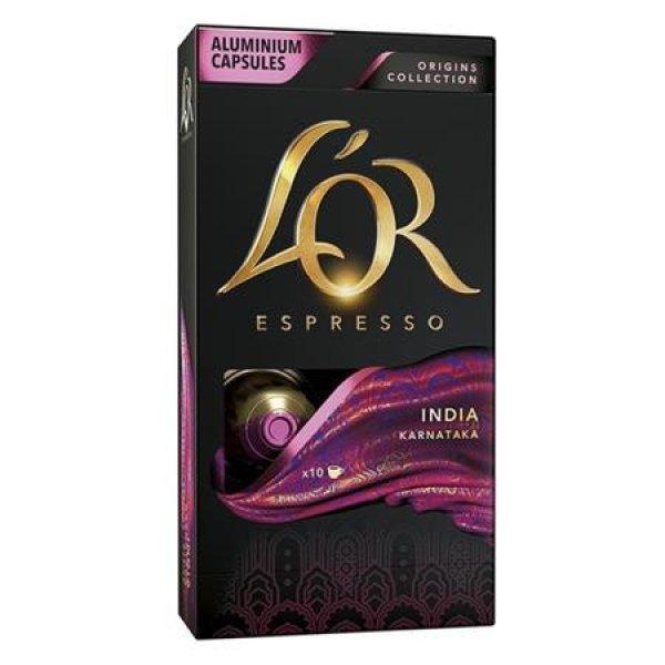 Kávékapszula, 10 db, JACOBS DOUWE EGBERTS "L'OR India"